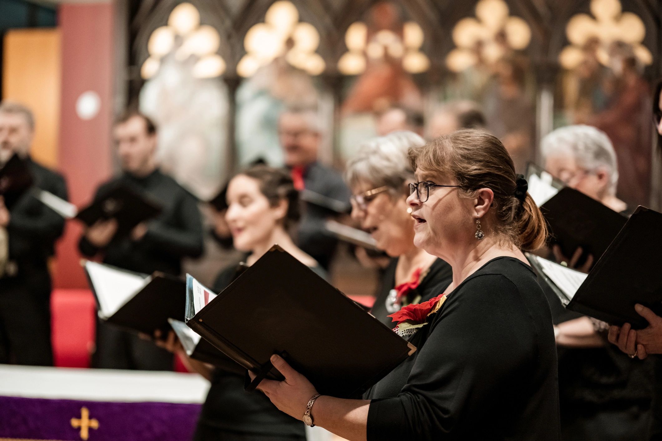 community choir performance